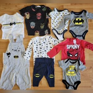Superhero Kids Bundle! 0-9M - 10 Pieces